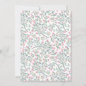 水カラーキリン赤ちゃんシャワー招待状 招待状 (裏面)