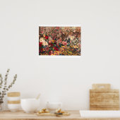 水カラーキルトデザインポスター ポスター (キッチン)