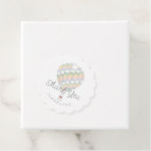 水カラーキルトホットエアバルーン赤ちゃんシャワー フェイバータグ (インサイチュ)