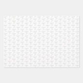 水カラーキルトホットエアバルーン赤ちゃんシャワー ラッピングペーパーシート (正面2)