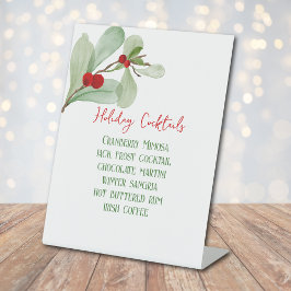 水カラーグリーナリーホリデーバーペデスタルサイン 台座サイン