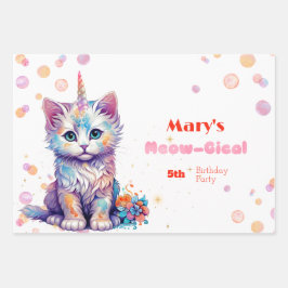 水カラーケチコーンミオグティック誕生日 ラッピングペーパーシート