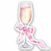 水カラーコケット要素 シール (正面)