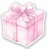 水カラーコケット要素 シール (正面)