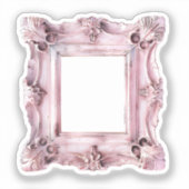 水カラーコケット要素 シール (正面)