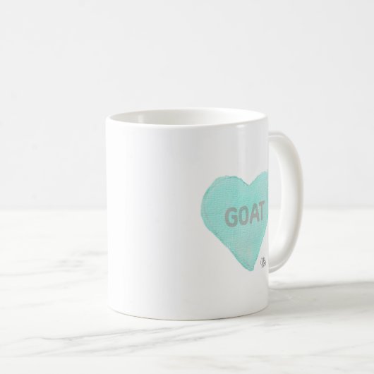 水カラーコンボハートヤートマグ コーヒーマグカップ (正面右)