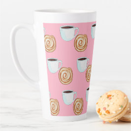 水カラーシナモンバンパストリーコーヒー カフェラテマグ