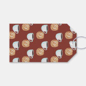 水カラーシナモンバンパストリーコーヒー ギフトタグ (正面(横))