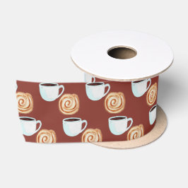 水カラーシナモンバンパストリーコーヒー サテンリボン