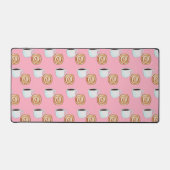 水カラーシナモンバンパストリーコーヒー デスクマット (正面)