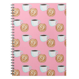 水カラーシナモンバンパストリーコーヒー ノートブック