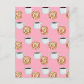 水カラーシナモンバンパストリーコーヒー ポストカード (正面)