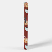 水カラーシナモンバンパストリーコーヒー Case-Mate iPhoneケース (裏面 / 右)