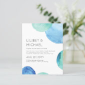 水カラーシーガラス抽象芸術ティール(緑がかった色)グリーン結婚ズ (スタンド正面)