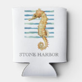 水カラーシーホースビーチ沿岸 缶クーラー (裏面)