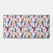 水カラースタイルパロット デスクマット (正面)