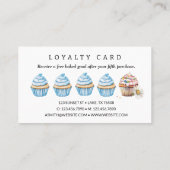 水カラースタンドミキサーデイジーフラットロイヤリティカード ロイヤリティカード (裏面)