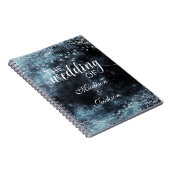 水カラースターリーナイトシナウェディングプランナー ノートブック (右側)