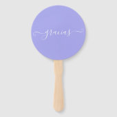 水カラースペインのフローラ結婚フィエスターズ ハンドファン (裏面)