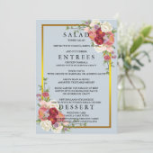 水カラーダスティグレイ金ゴールド赤面ピーチ結婚ズ メニュー (スタンド正面)