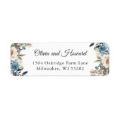 水カラーダスティブルーベージュボ素朴ホフローラ ラベル (正面)