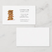 水カラーチョコレートチップクッキーベーカリー事業 名刺 (正面/裏面)