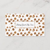 水カラーチョコレートチップスCookieベーカリー 名刺 (正面)