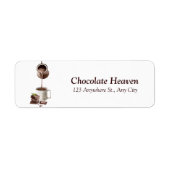 水カラーチョコレート ラベル (正面)