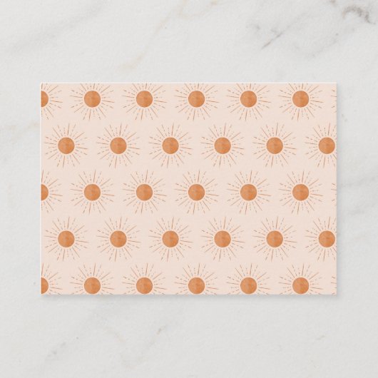 水カラーテラコタサンレトロブックスフォーベビー エンクロージャーカード (裏面)