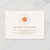 水カラーテラコタサンレトロブックスフォーベビー エンクロージャーカード (正面)