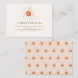 水カラーテラコタサンレトロブックスフォーベビー エンクロージャーカード