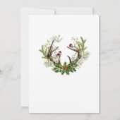 水カラーディアミスタントーリースクリスマスパーティー 招待状 (裏面)