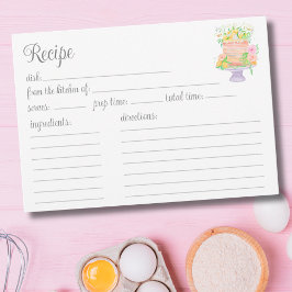 水カラーバニラケーキとレモンレシピ