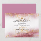 水カラーバラクォーツ金ゴールドジュエードベアフットブライド™ (正面/裏面)