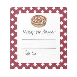 水カラーパイ誕生日タイムカプセルメッセージ ノートパッド