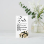 水カラーパリテーマブックスベベベビーシャワー エンクロージャーカード (スタンド正面)