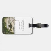 水カラーパリデスティネーションラゲッジタグ ラゲッジタグ (裏面横)