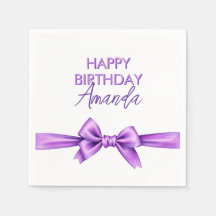 水カラーパープルボウコケットスウィート16誕生日