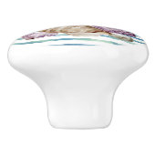 水カラービーチシェルコーラルバケーションハウス セラミックノブ (側面)