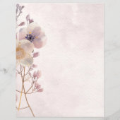 水カラーフェイエーフローラスクラップブック紙 (裏面)