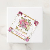 水カラーフローラカボチャ秋ベビーシャワー フェイバータグ (インサイチュ)