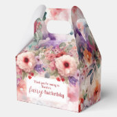 水カラーフローラガーデンフェアリーファースト誕生日 フェイバーボックス (正面)