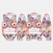 水カラーフローラガーデンフェアリーファースト誕生日 フェイバーボックス (見開き)