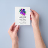 水カラーフローラスペインのマルディグラスキンセアニラ チラシ (手)