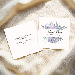 水カラーフローラス結婚クリプトの予算 ノートカード