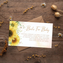 水カラーフローラブックリクエストのベビーシャワー