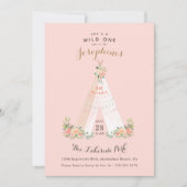 水カラーフローラボホトバルテペワイルドワン 招待状 (正面)