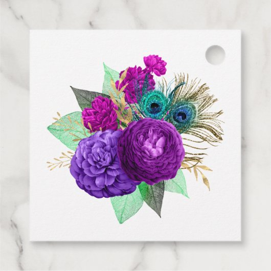 水カラーフローラマルディグラスキンセアニラ フェイバータグ (裏面)