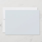 水カラーブライダルブランチ招待状 招待状 (裏面)