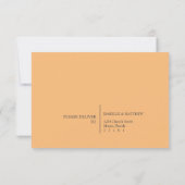 水カラープンタカナトロピカルビーチRSVPカード 出欠カード (裏面)